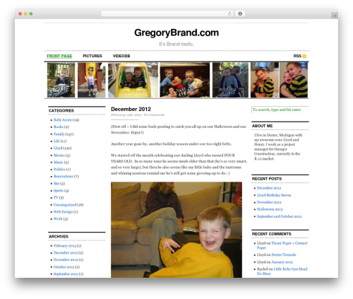 Podcasting WordPress plugin - gregorybrand.com/wordpress