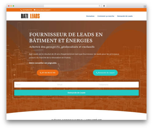 Sellsy (sellsy) free WordPress plugin - bati-leads.fr
