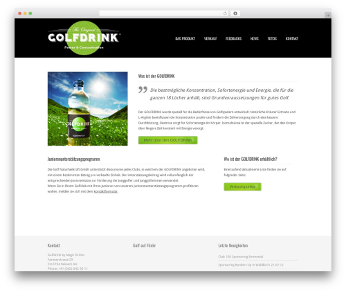 Freshify theme WordPress - golfdrink.ch