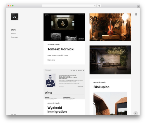 Huntt. WordPress theme - jackowskivisuals.com