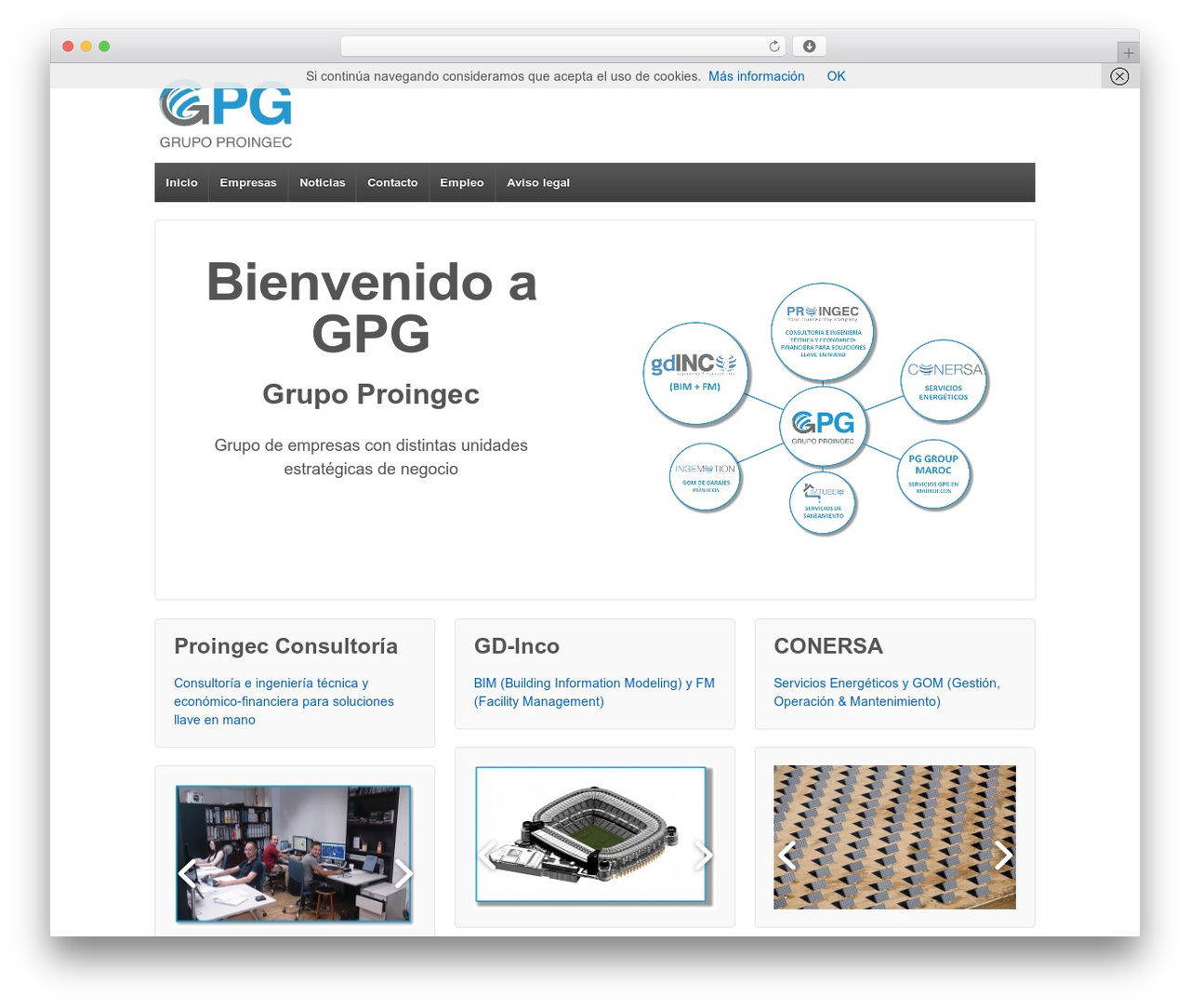Responsive free WordPress theme - grupoproingec.com Responsive free WordPress theme - grupoproingec.com