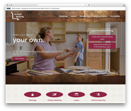 Gutenberg section block master WordPress plugin - gostatebank.com