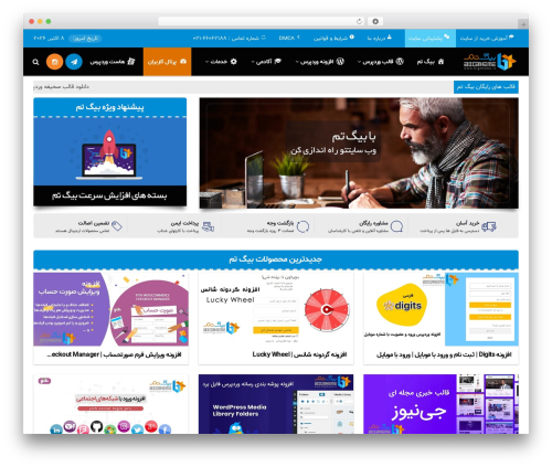 WordPress theme Disto - bigtheme.ir