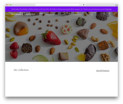 Gift up WordPress plugin - serenadechocolatier.com