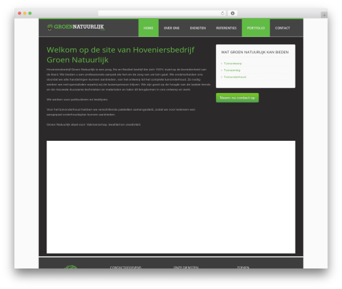 BUILDER THEME top WordPress theme - groennatuurlijk.com