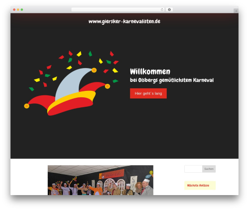WP Calendar (wp-calendar) free WordPress plugin - giersker-karnevalisten.de