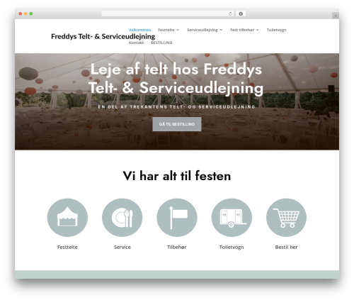 Divi WP theme - freddys.dk