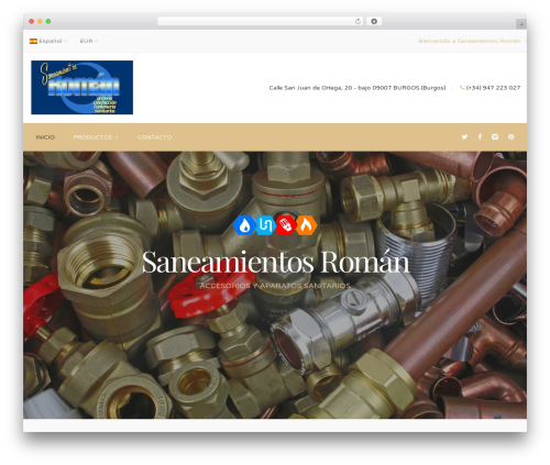 HandMade WP theme - saneamientosroman.com