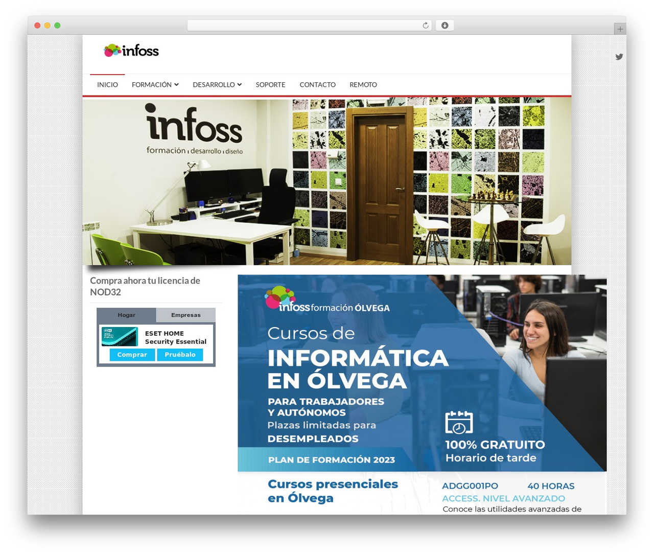 MX WordPress theme - grupoinfoss.com