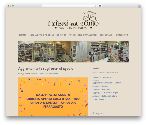 Omega best WordPress theme - librisulcomo.com Omega best WordPress theme - librisulcomo.com