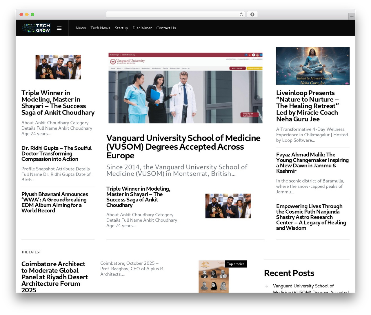 Spotlight theme WordPress - techngrow.com Spotlight theme WordPress - techngrow.com