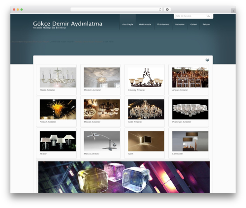 Theme WordPress DynamiX - gokcedemiraydinlatma.com