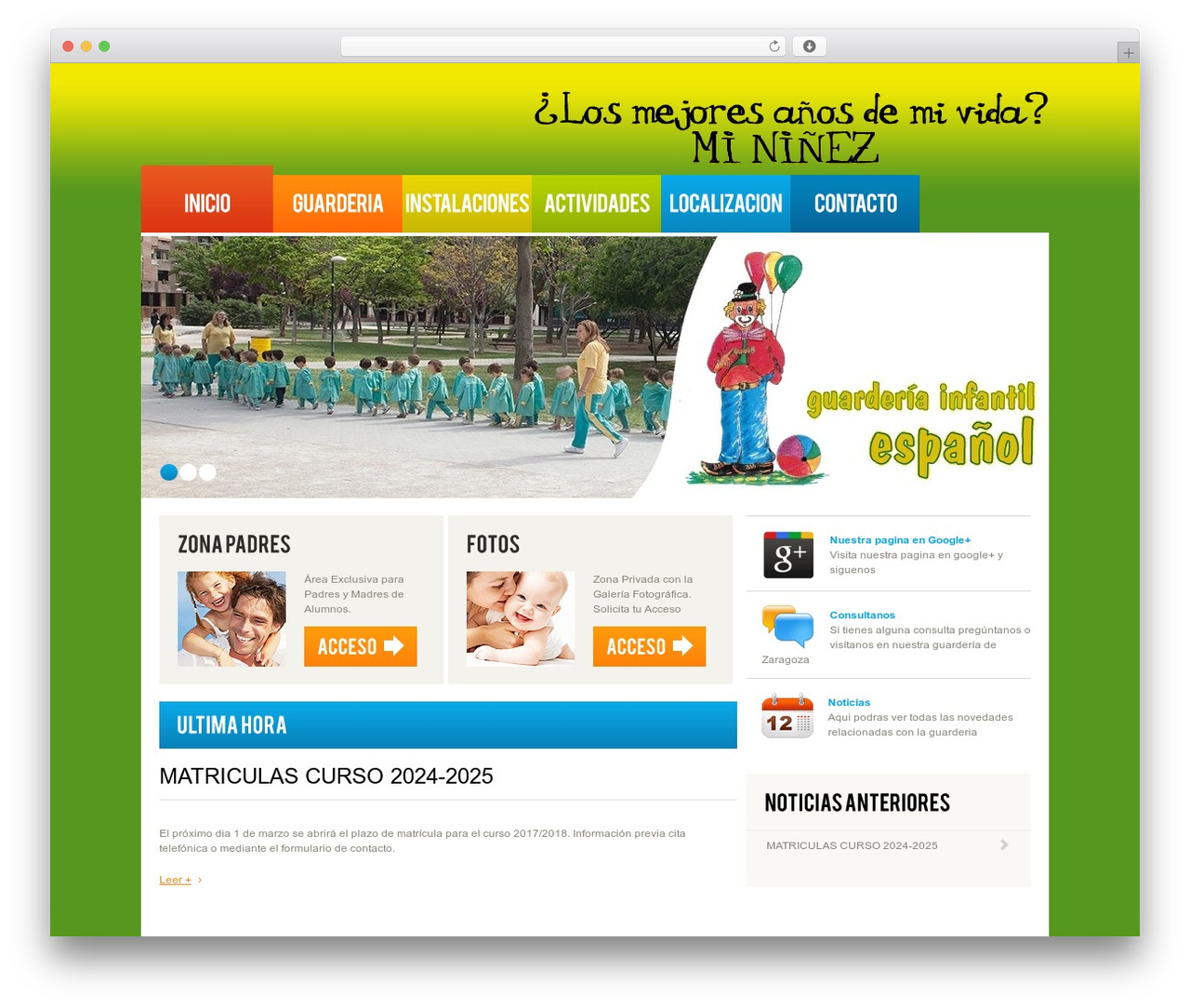 WordPress Theme 1336 WordPress theme - guarderiainfantilespanol.es