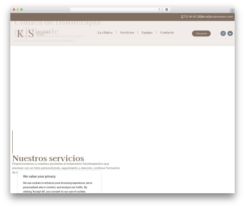 WordPress theme Hello Elementor - korporesano.com