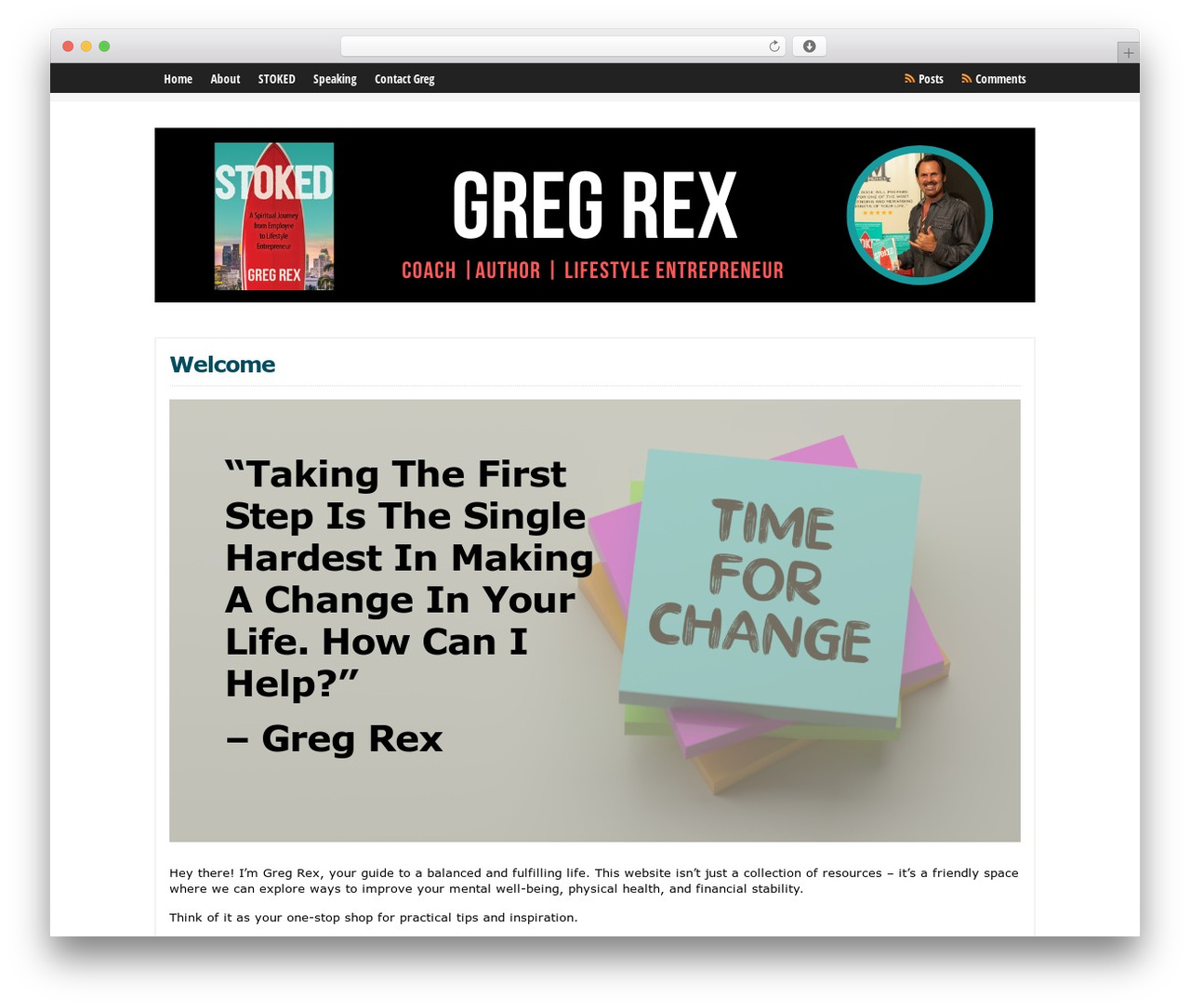WP-Clear WordPress theme - gregrex.com
