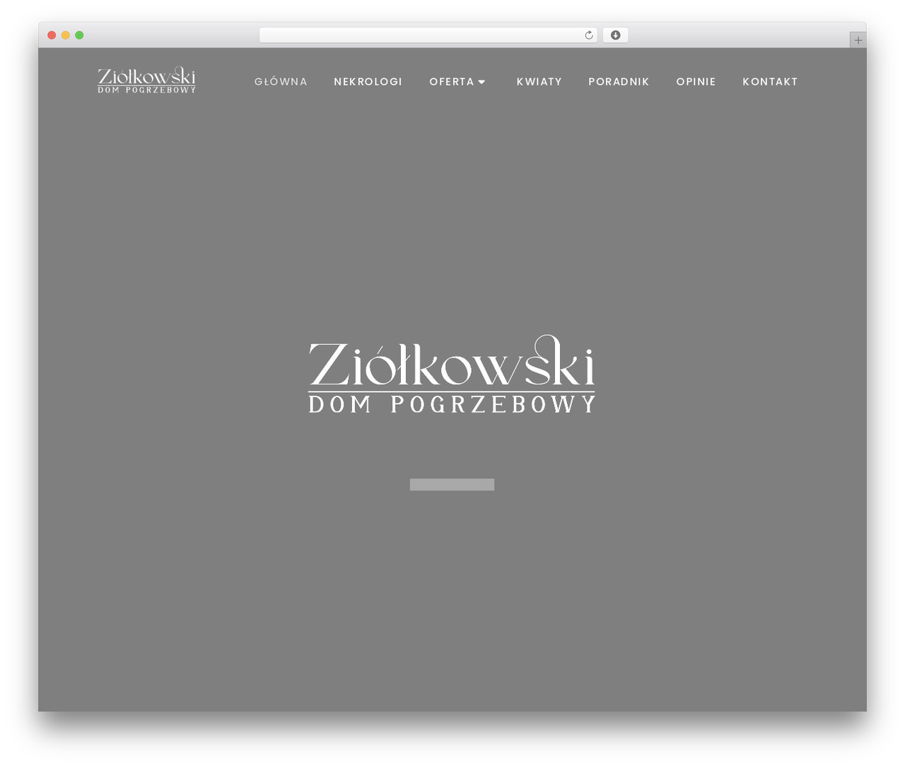 Ziółkowski WordPress theme - pogrzebyziolkowski.pl