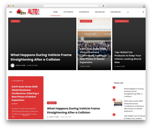 Ceris WordPress theme - autoprofittrader.com