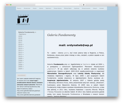 Comet WordPress theme - galeriafundamenty.pl Comet WordPress theme - galeriafundamenty.pl