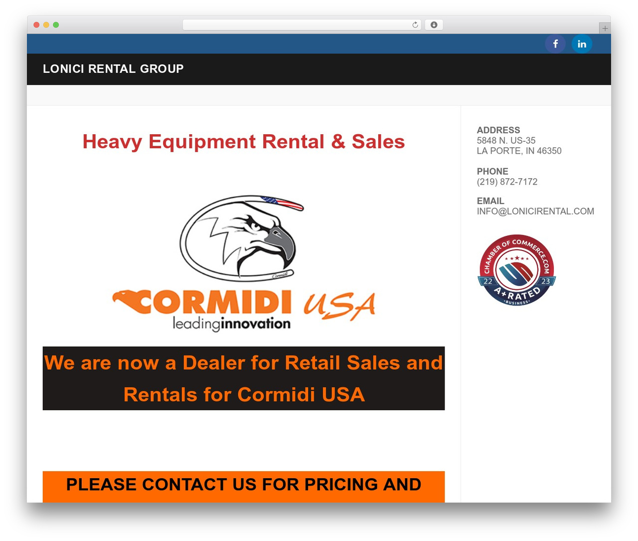 Customify best WordPress theme - lonicirental.com
