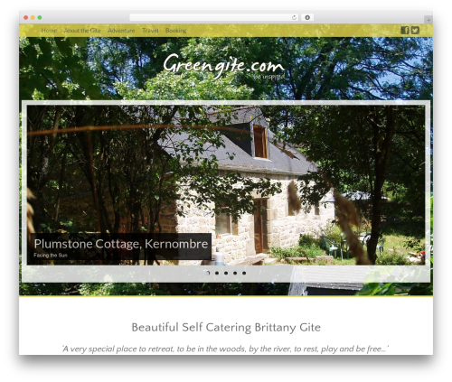Dellow WordPress theme - greengite.com
