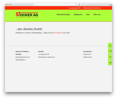 Sutersoftware cta sidebar WordPress plugin - stocker-netzbau.ch
