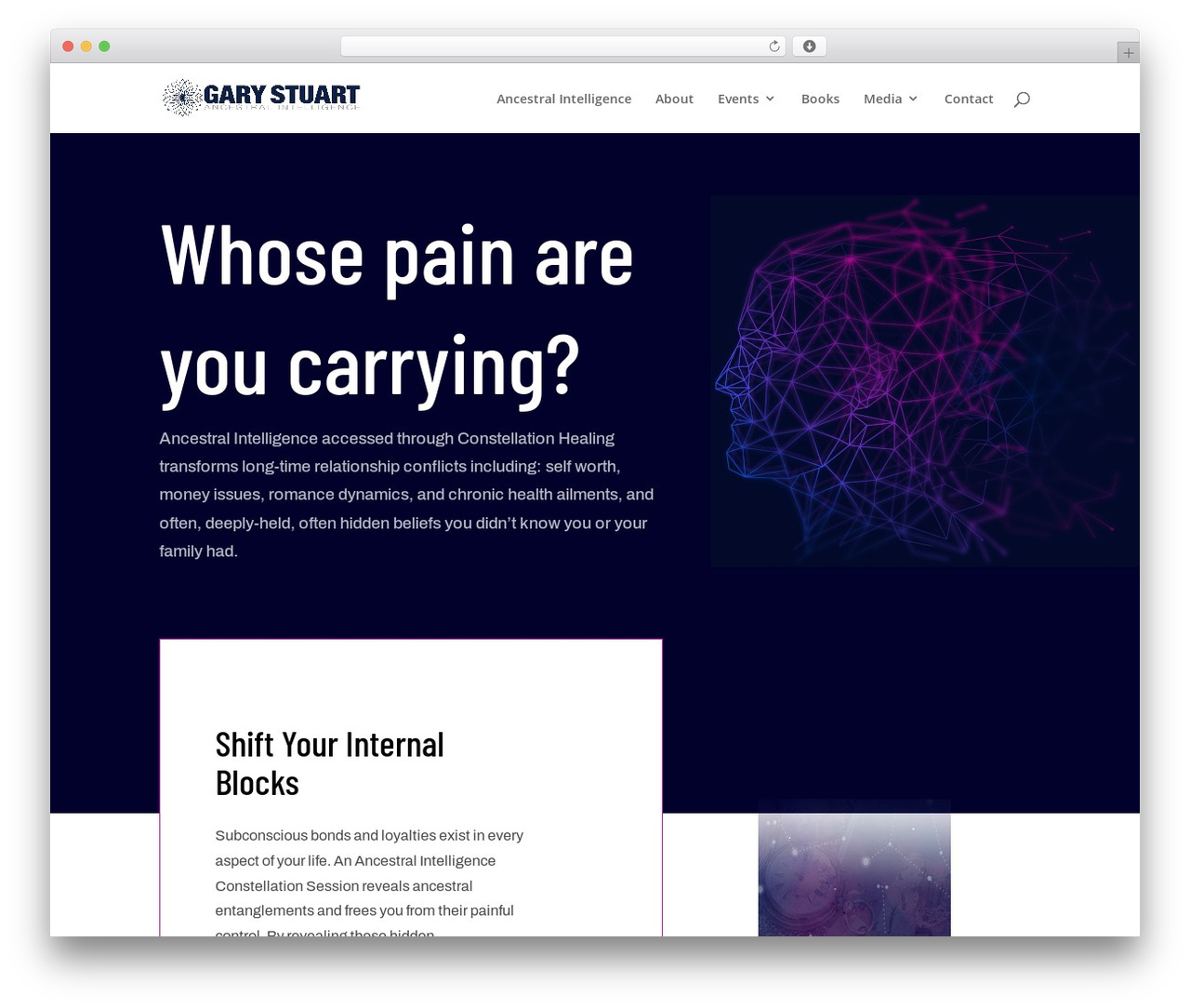 Divi WordPress website theme - garystuarthealing.com