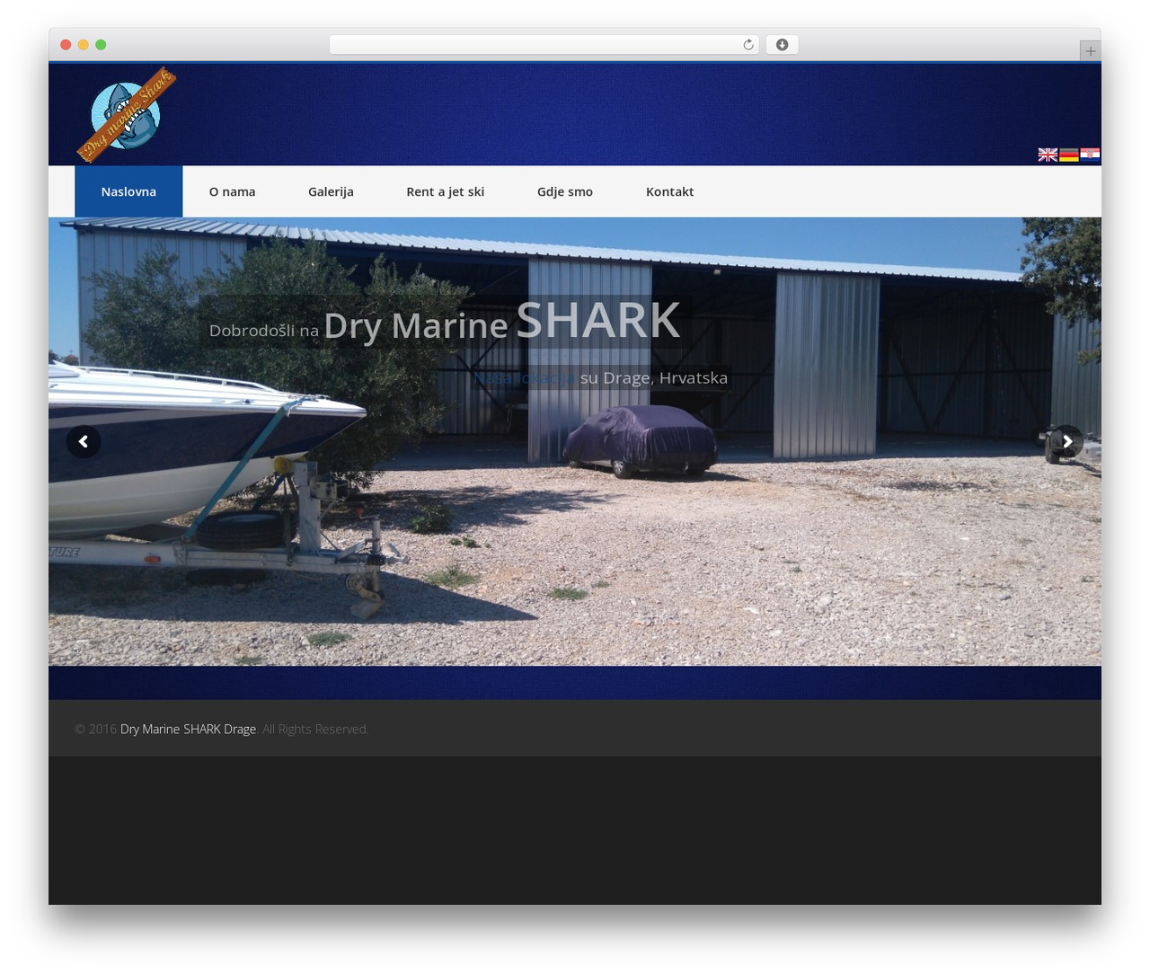 Flatastic WordPress theme - dry-marine-shark-drage.com