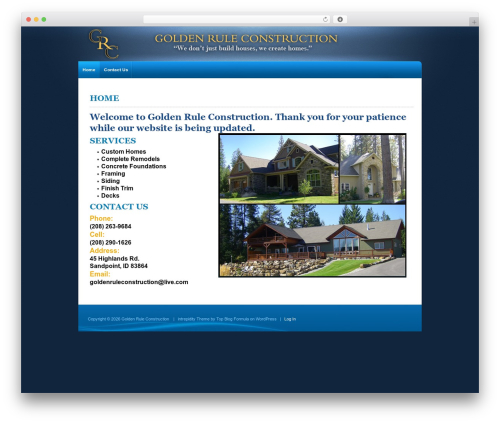 intrepidity WordPress theme - grchomes.com