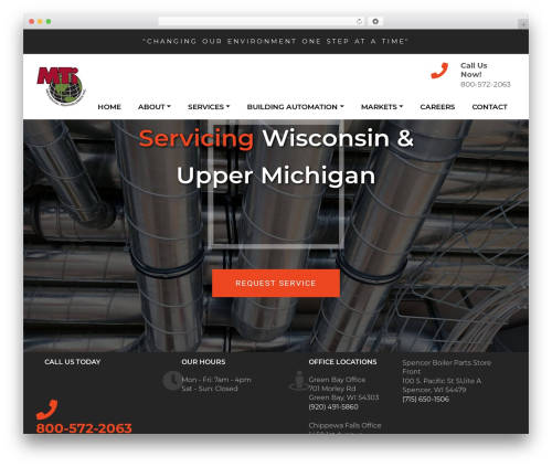 Mechanical Technologies theme WordPress - mtiwi.com