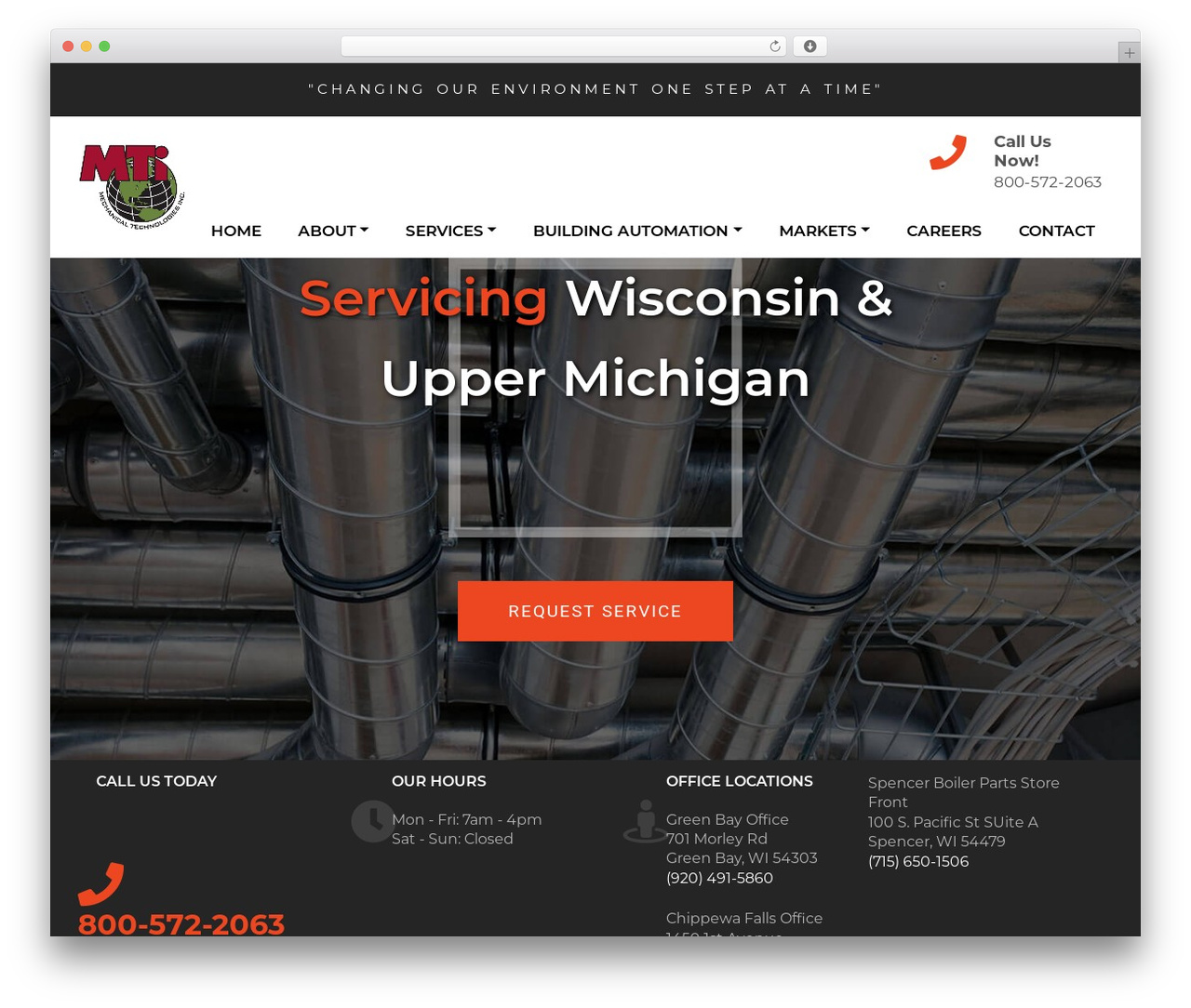 Mechanical Technologies theme WordPress - mtiwi.com