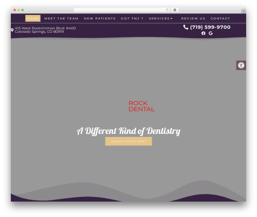 Parent Theme WordPress theme - rockdental.net