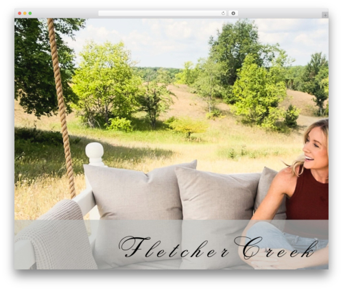 Showit WordPress theme design - fletchercreekcottage.com