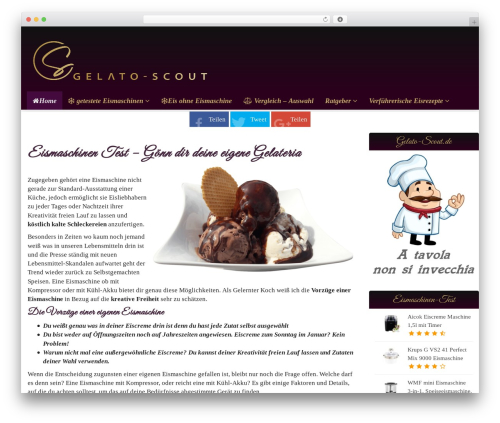 Theme WordPress Affiliate-Theme - gelato-scout.de