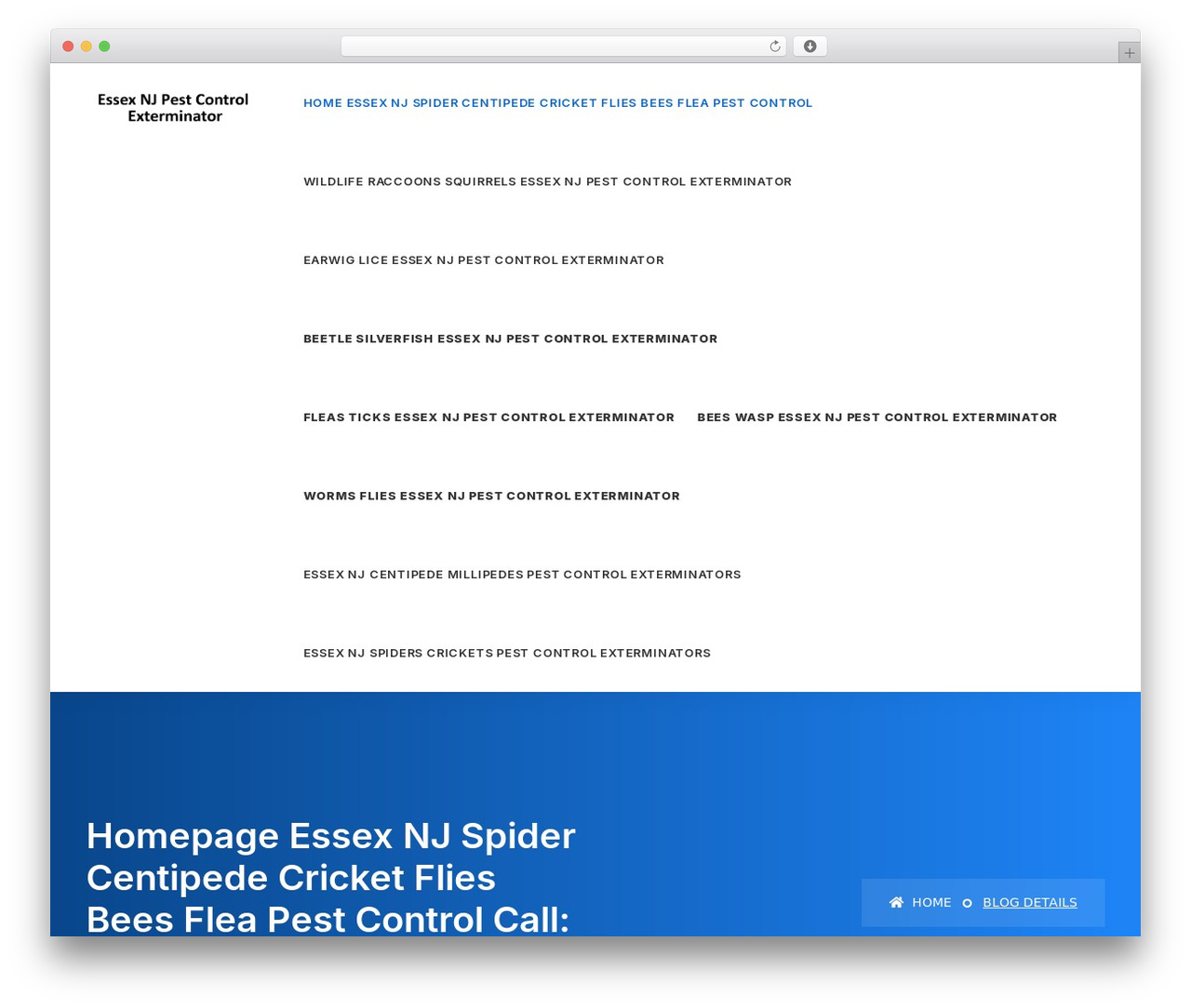 Theme WordPress Tanda - essexnjspidercentipedecricketfliesbeesfleapestcontrol.com