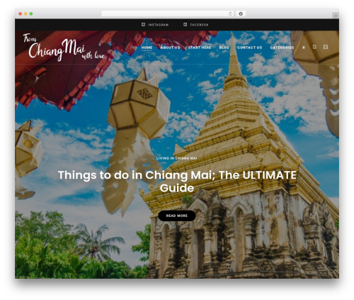 Theme WordPress Eaven - chiangmaiwithlove.com