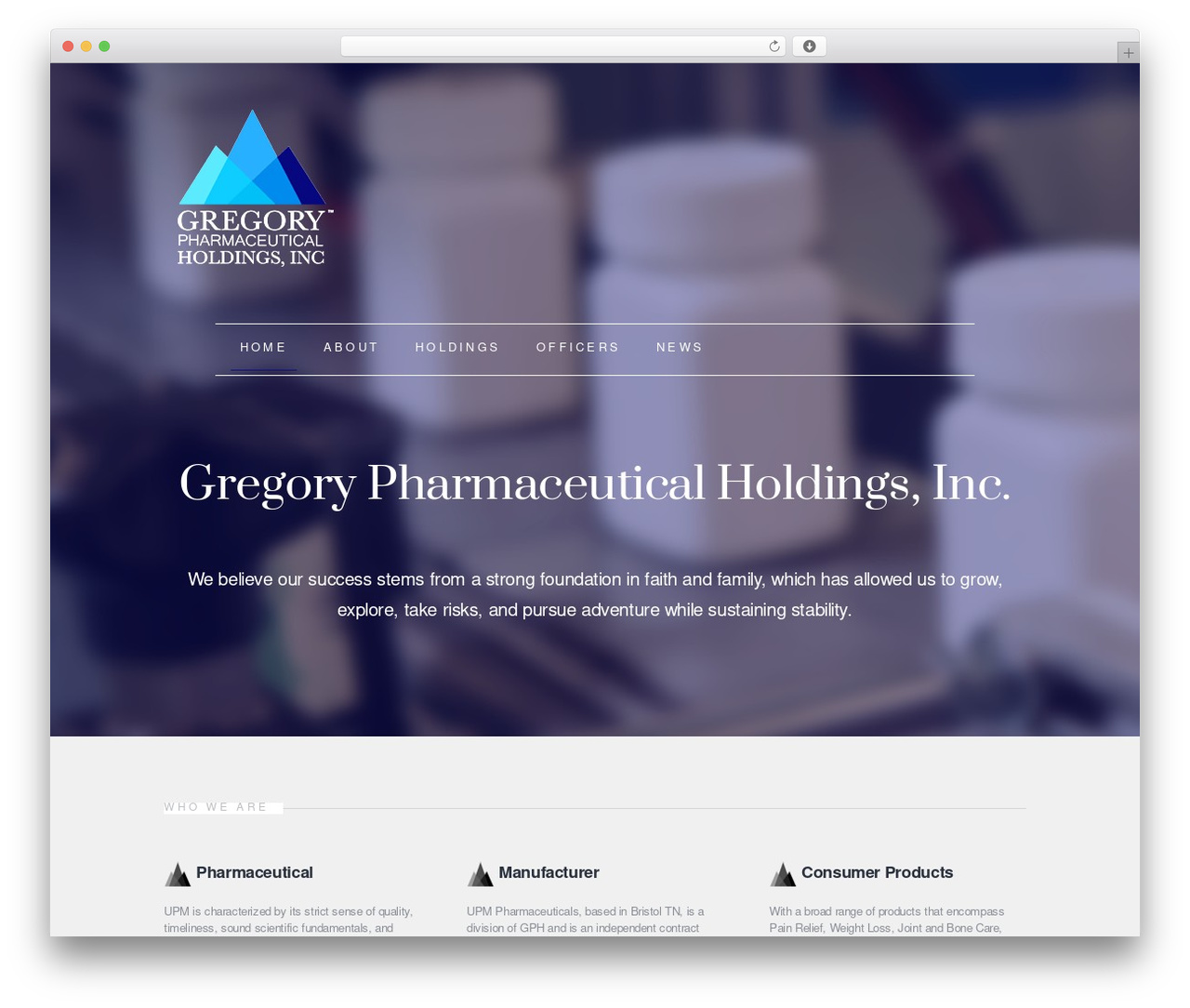Theme WordPress Finale - gregorypharmaceuticalholdings.com