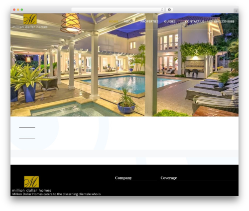 Theme WordPress Houzez - milliondollarhomes.bb
