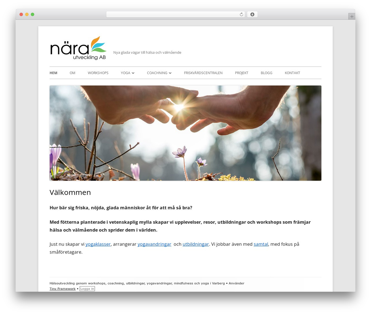 Tiny Framework WordPress theme - narautveckling.se Tiny Framework WordPress theme - narautveckling.se
