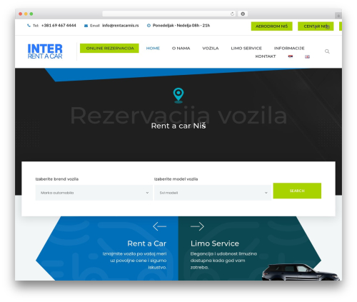 Pix auto deal WordPress plugin - rentacarnis.rs