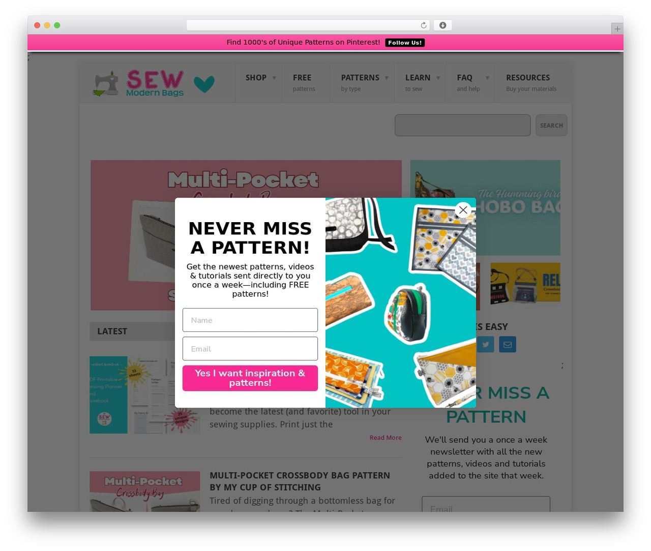 WordPress theme Point - sewmodernbags.com WordPress theme Point - sewmodernbags.com