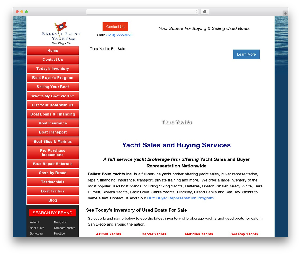 Basic Responsive top WordPress theme - ballastpointyachts.com Basic Responsive top WordPress theme - ballastpointyachts.com