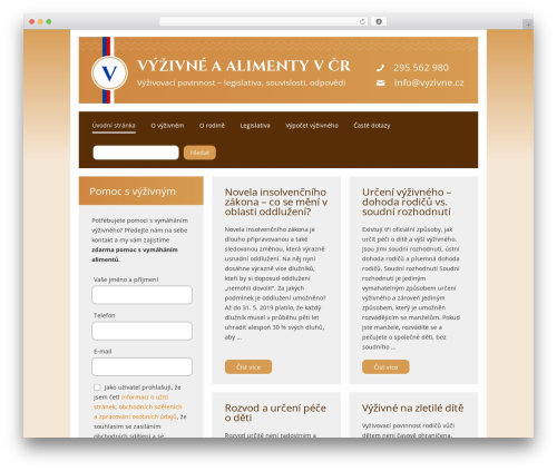 Bootstrap Basic WordPress theme free - vyzivne.cz Bootstrap Basic WordPress theme free - vyzivne.cz