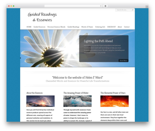 WordPress theme Chameleon - guidedessences.com