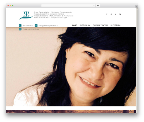 WordPress theme Mirror WordPress Theme - psicologoaltafini.it