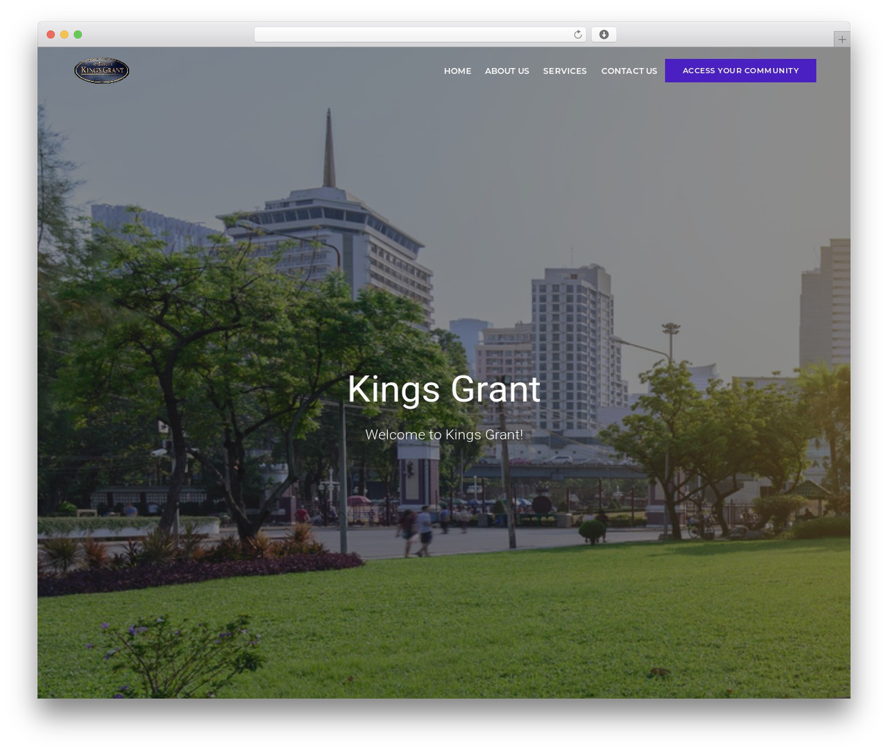 WordPress website theme Solid Metal - kingsgrantcarmel.com