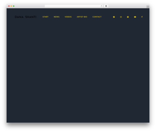 Croma music WordPress plugin - danashanti.com