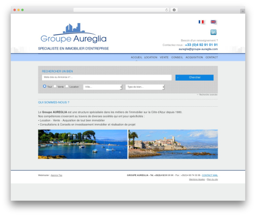deCorum WordPress theme - groupe-aureglia.eu