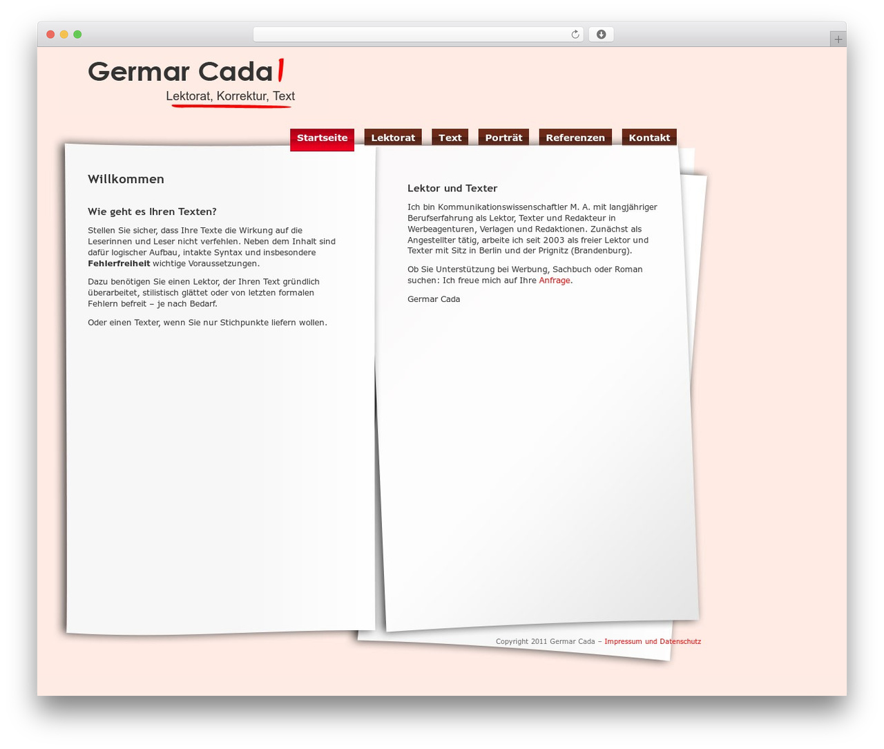 Default WordPress theme - gcada.de Default WordPress theme - gcada.de