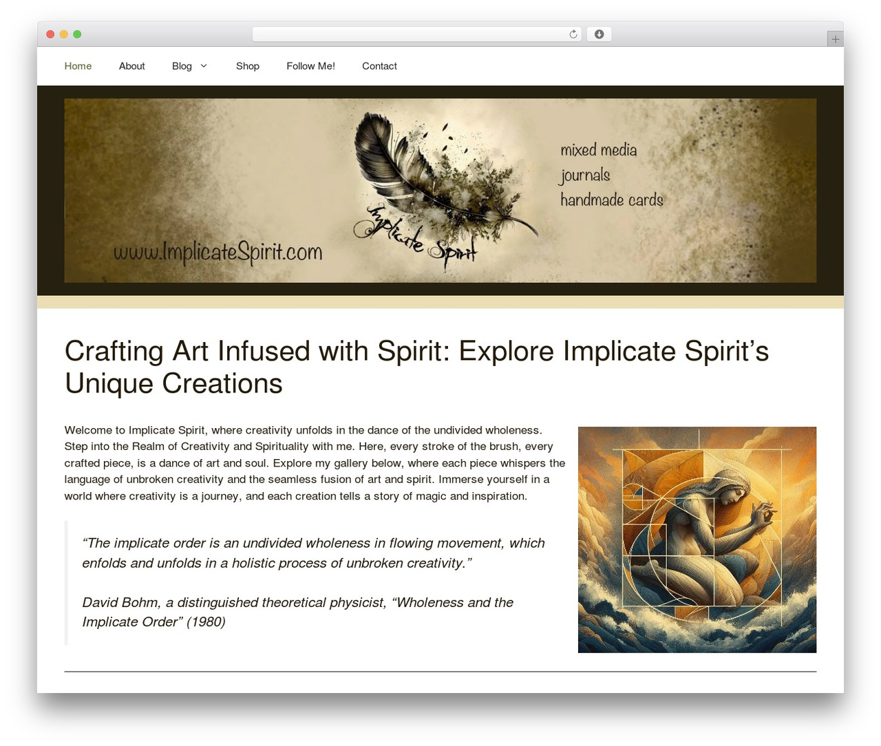 GeneratePress theme WordPress - implicatespirit.com