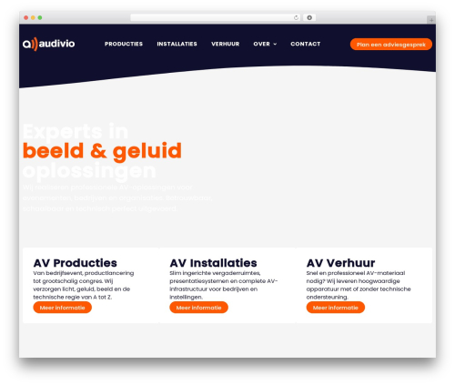 Hello Elementor WordPress theme - audivio.nl